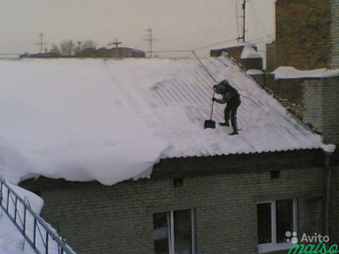 Очистка крыш от снега, наледей и сосулек в Санкт-Петербурге. Фото 3