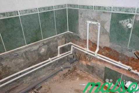 Ремонт ванной и санузла под ключ в Санкт-Петербурге. Фото 1