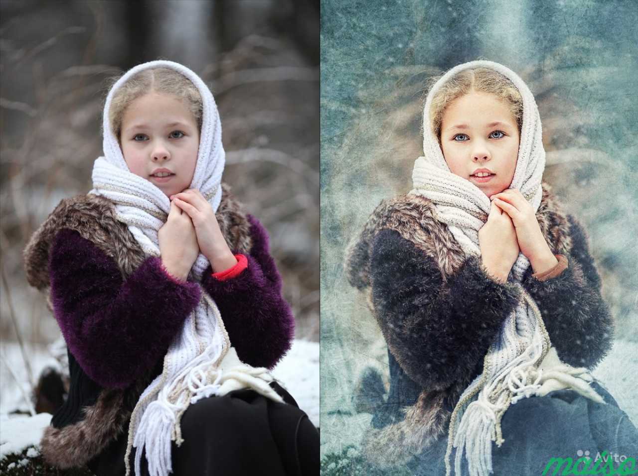 Обработка зимних фотографий в фотошопе