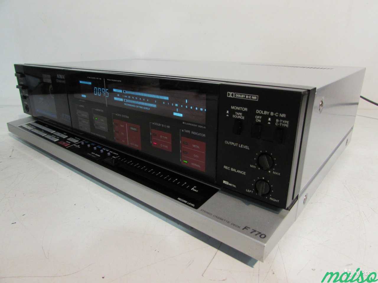 Aiwa AD-F770 Трехголовая кассетная дека Japan 1983 в Санкт-Петербурге. Фото 6