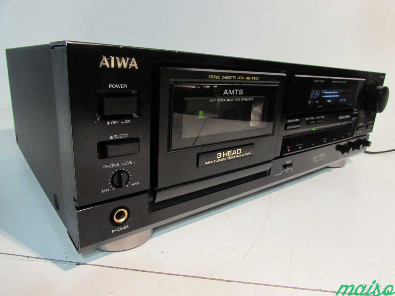 Aiwa AD-F810 Трехголовая кассетная дека Japan в Санкт-Петербурге. Фото 1