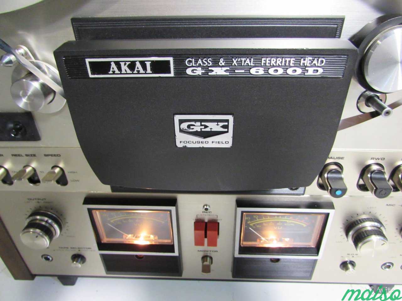 Akai GX-600D Катушечный магнитофон Japan 1974г в Санкт-Петербурге. Фото 6