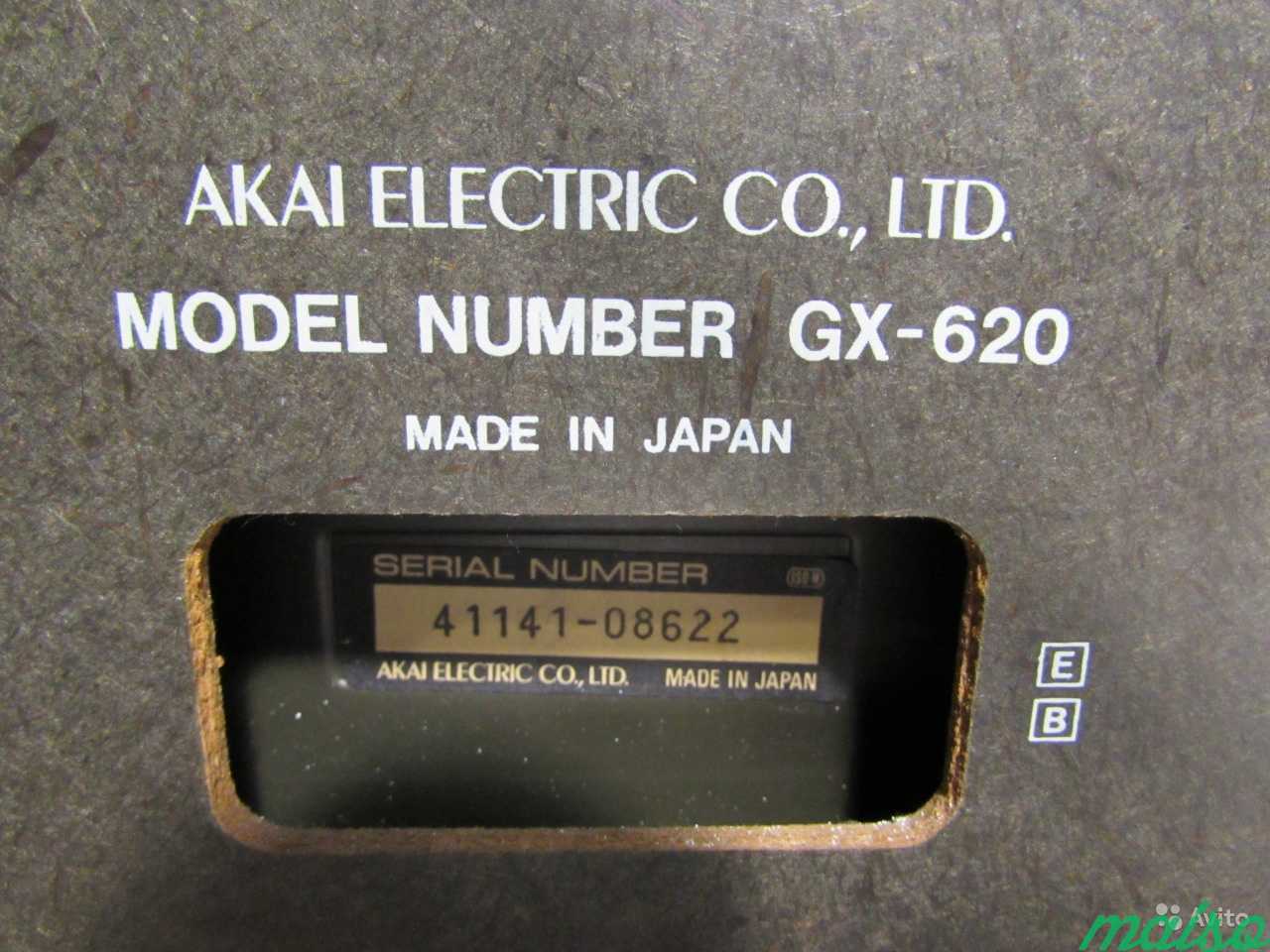 Akai GX-620 Катушечный магнитофон Japan 1979г в Санкт-Петербурге. Фото 9