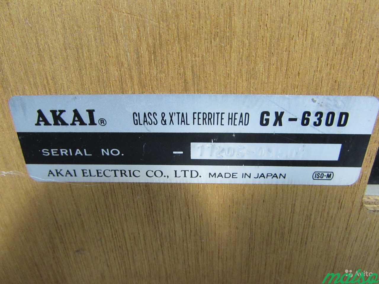 Akai GX-630D Катушечный магнитофон Japan 1975г в Санкт-Петербурге. Фото 9