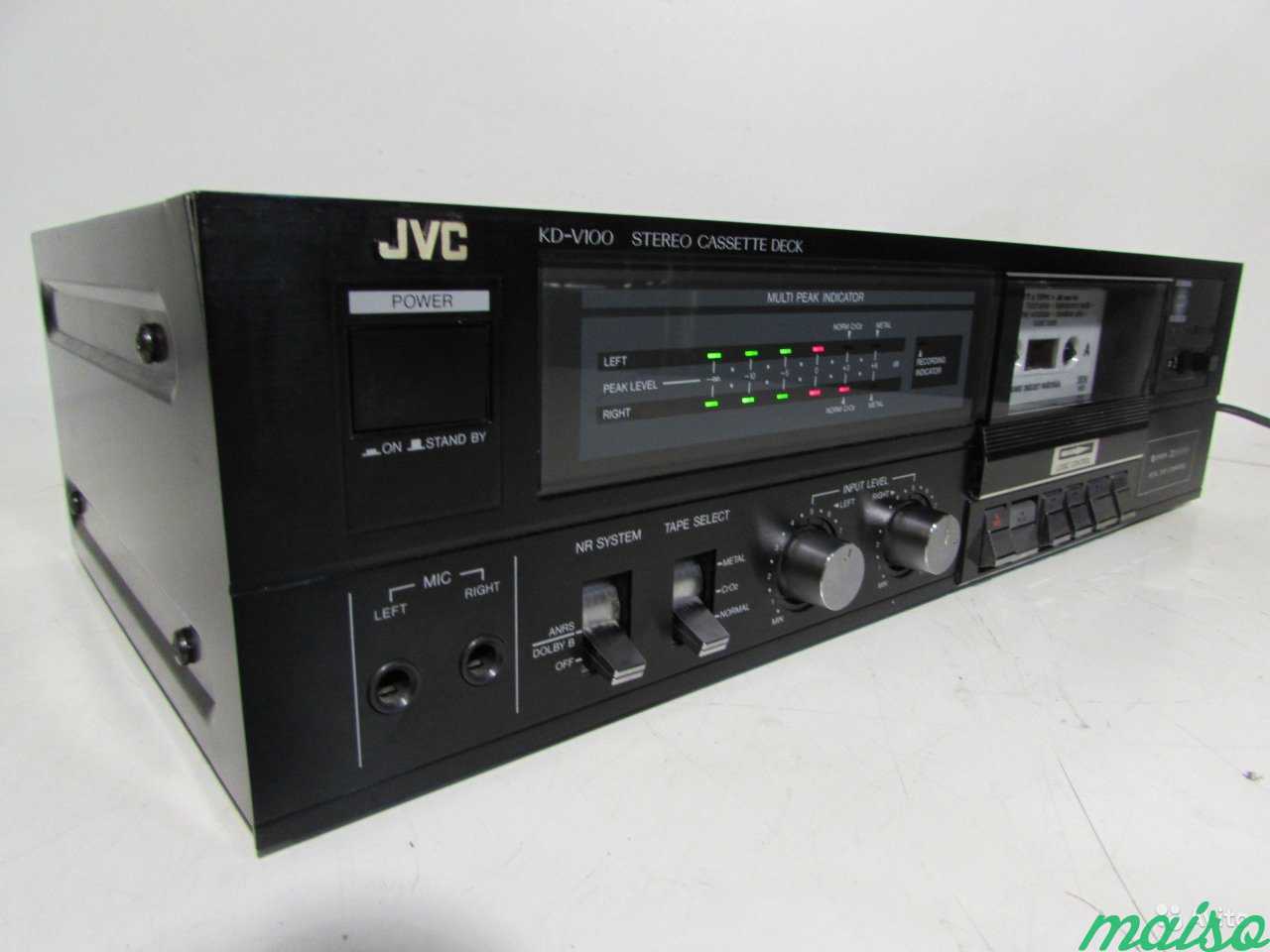 JVC KD-V100 Кассетная дека пр-ва Япония в Санкт-Петербурге. Фото 3