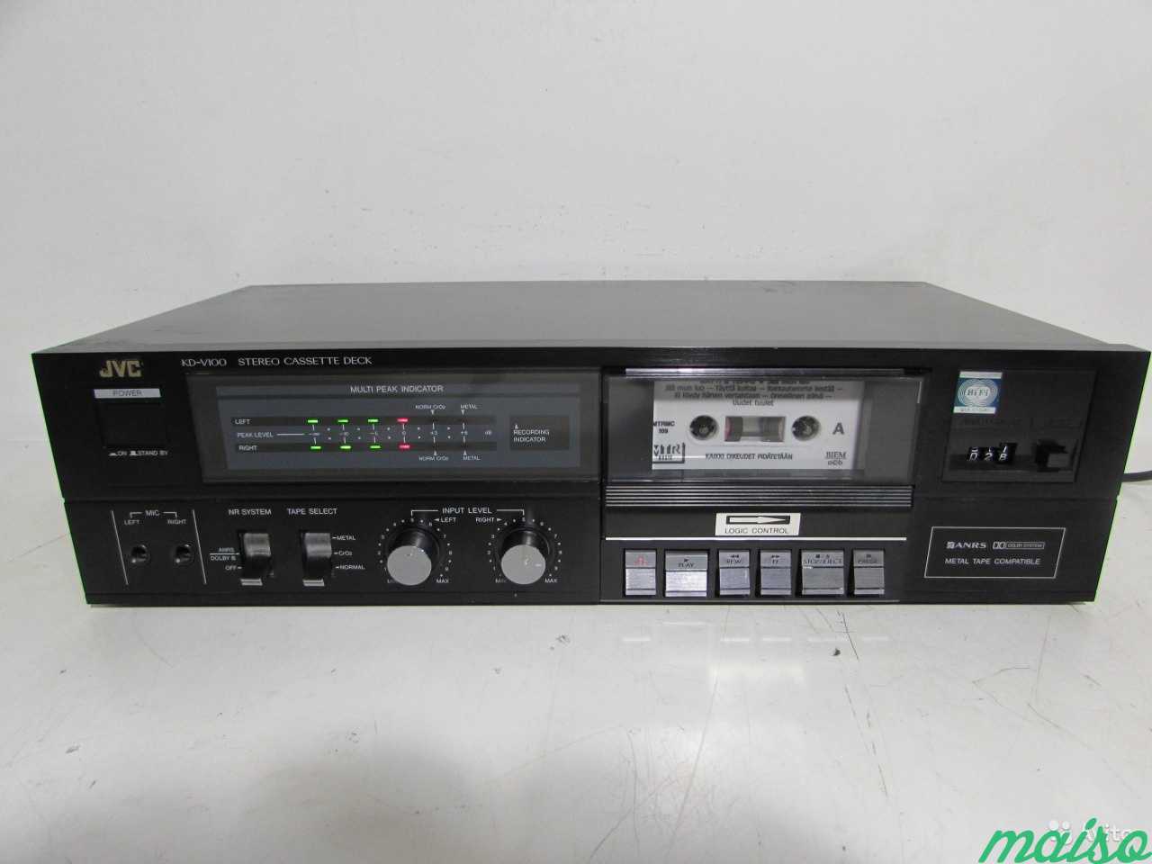 JVC KD-V100 Кассетная дека пр-ва Япония в Санкт-Петербурге. Фото 4