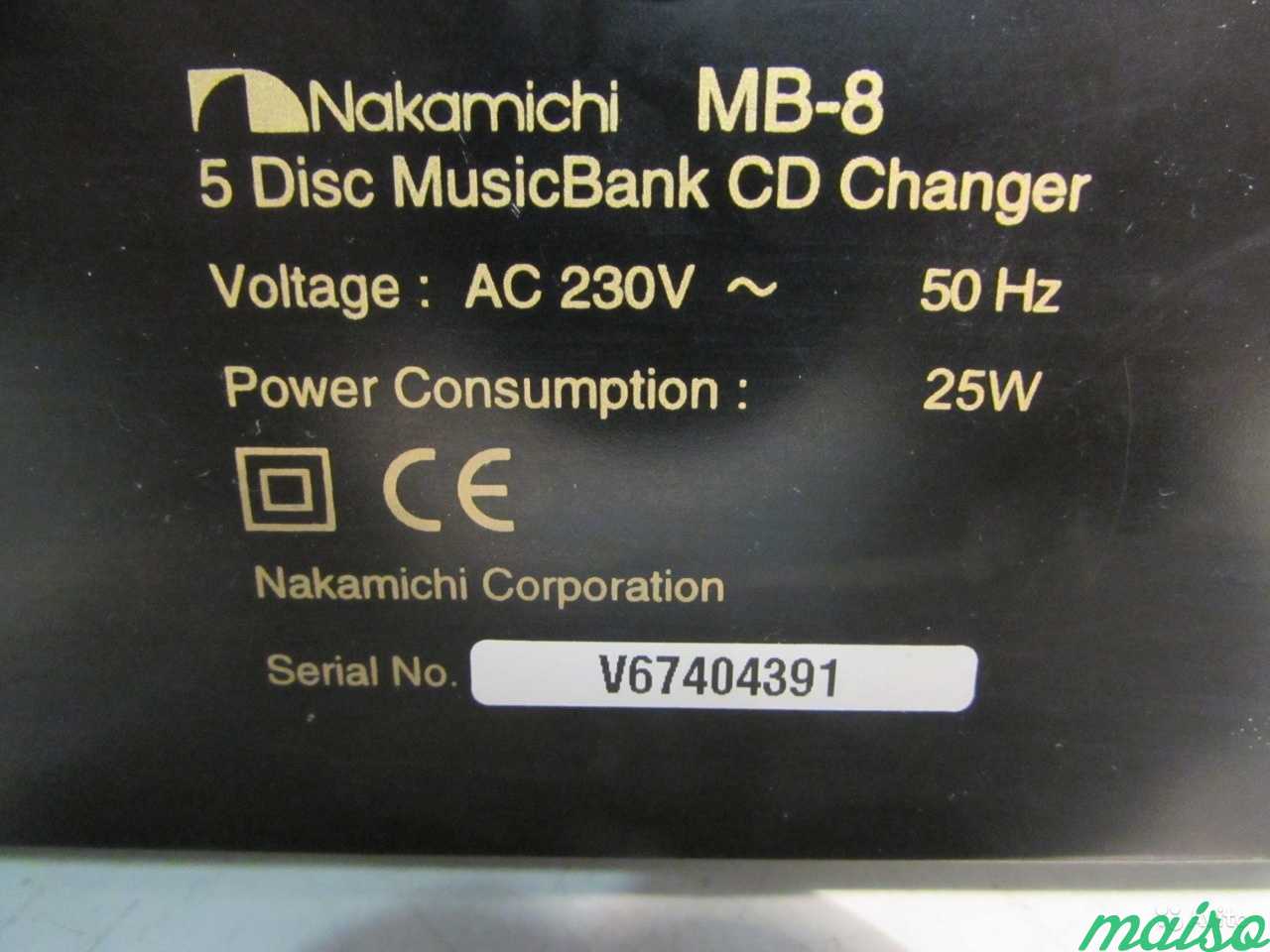 Nakamichi MB-8 CD-Плеер на 5 дисков в Санкт-Петербурге. Фото 9