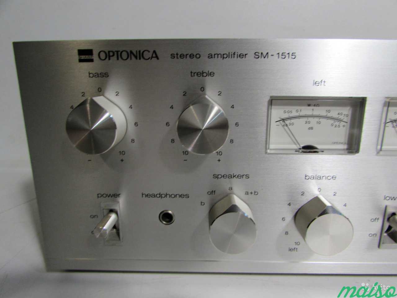 Optonica SM-1515H Стерео Усилитель Japan 1978г в Санкт-Петербурге. Фото 6