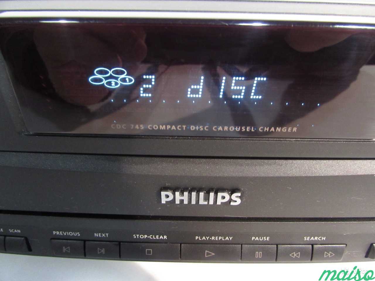 Philips CDC745 CD-Плеер на 5 дисков в Санкт-Петербурге. Фото 2