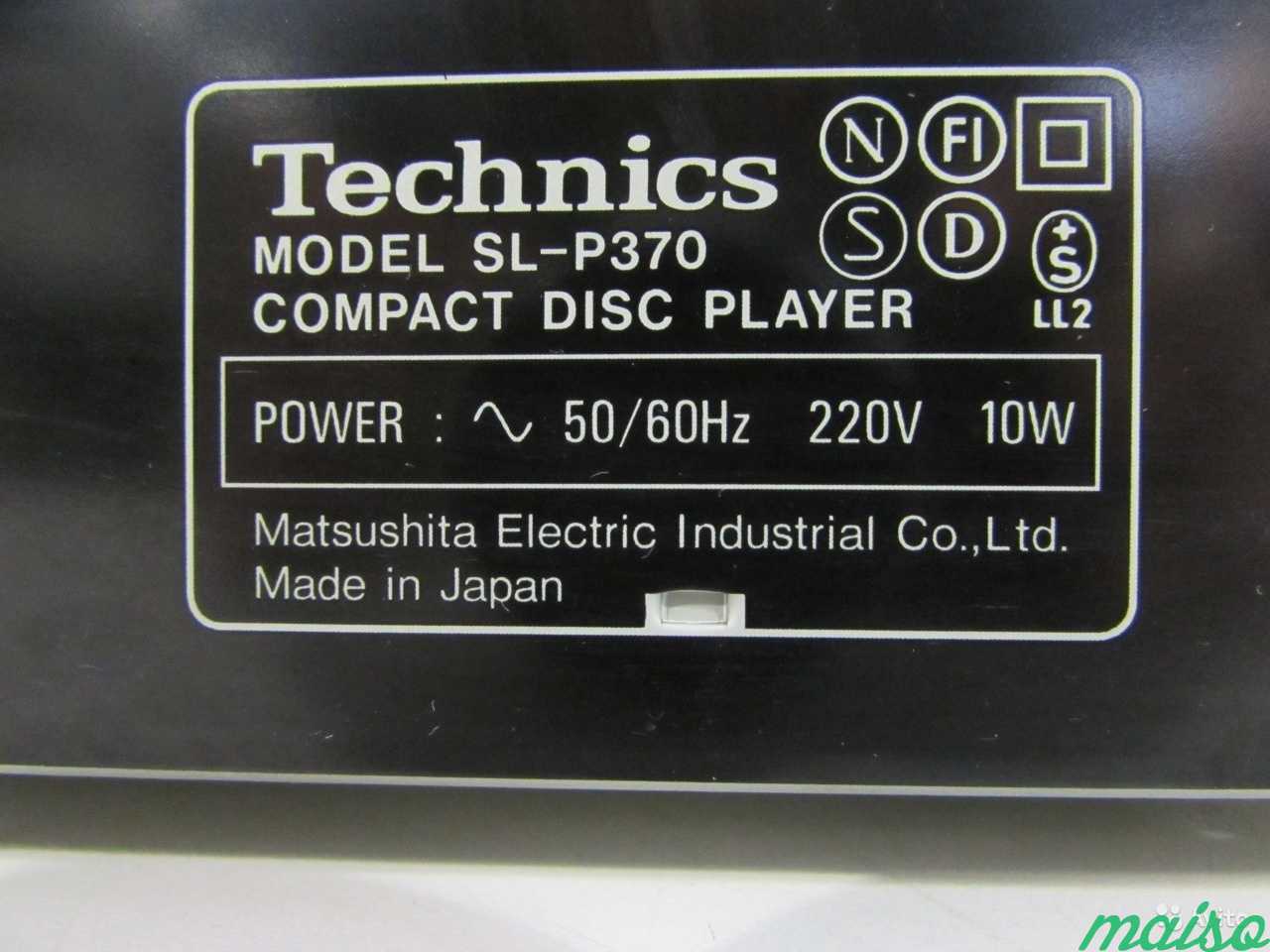Technics SL-P370 CD-Плеер Japan в Санкт-Петербурге. Фото 5