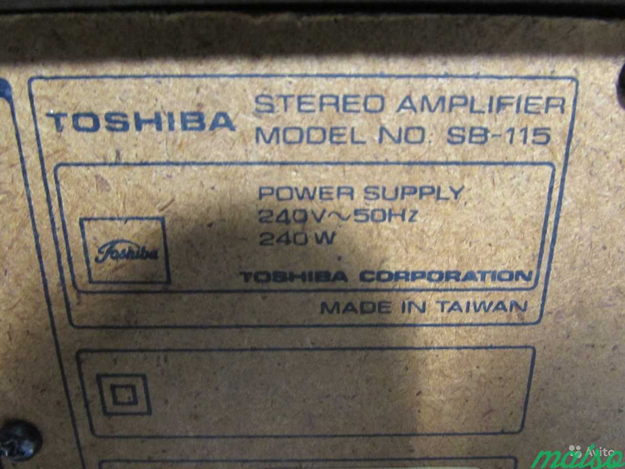 Toshiba SB-115+ST-115L+PC-115 Усилок+Тюнер+Дека в Санкт-Петербурге. Фото 8