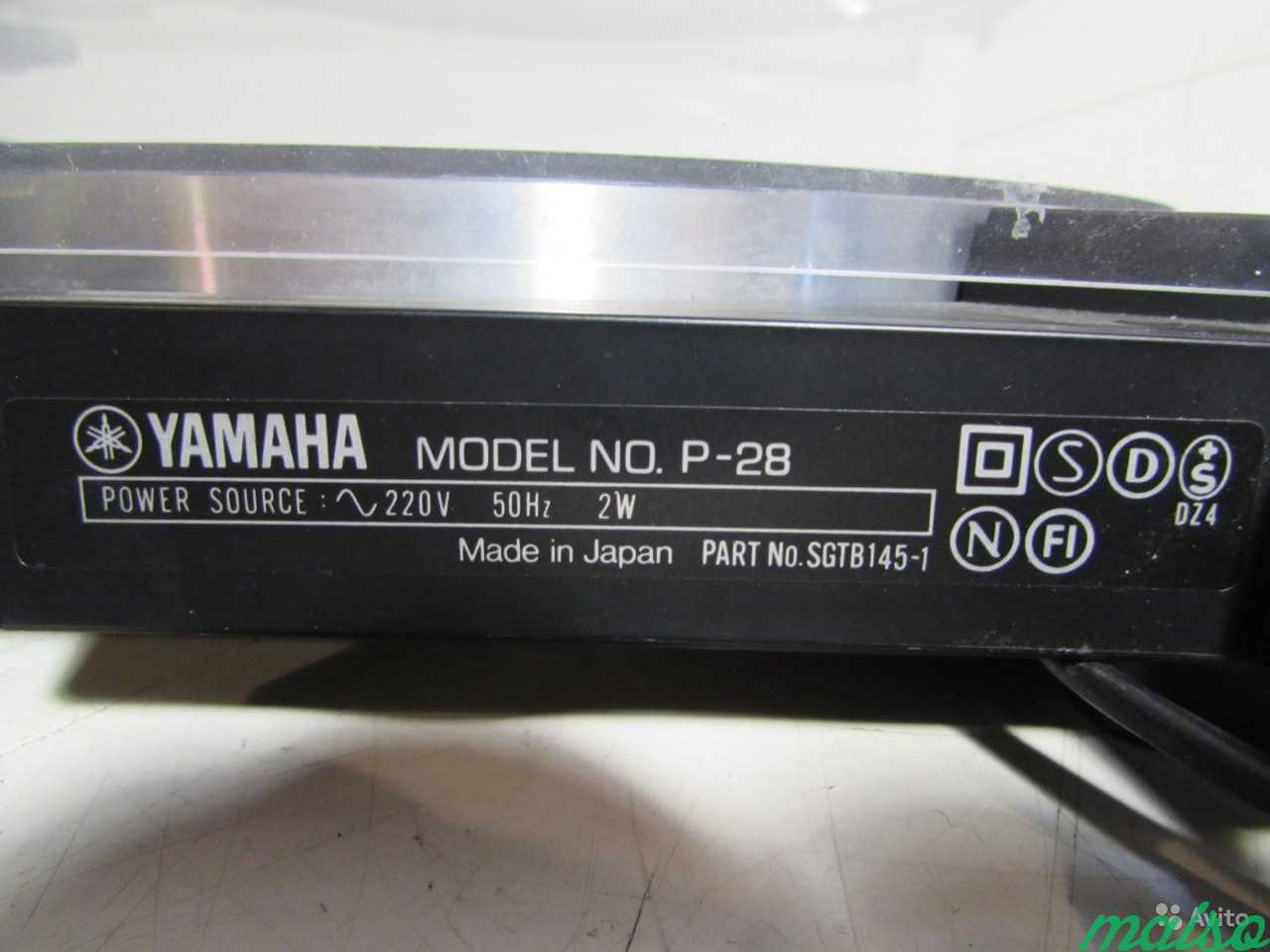 Yamaha P-28 Виниловый проигрыватель Japan в Санкт-Петербурге. Фото 9