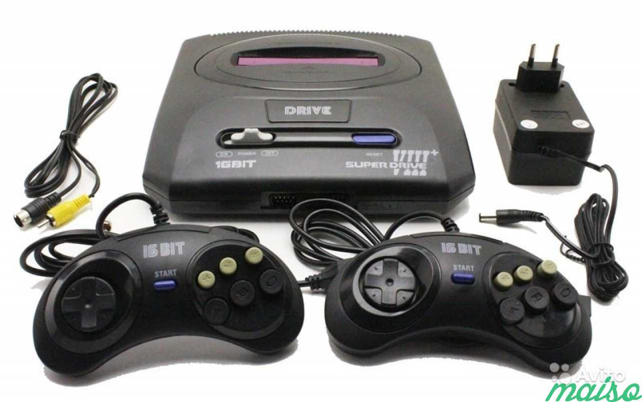 Sega Super Drive с 50 играми и с двумя джойстиками в Санкт-Петербурге. Фото 1