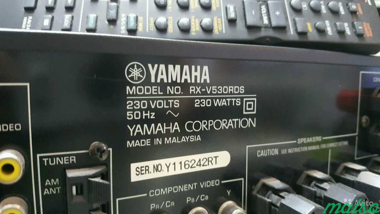 AV Ресивер Yamaha RX-V530RDS в Санкт-Петербурге. Фото 7