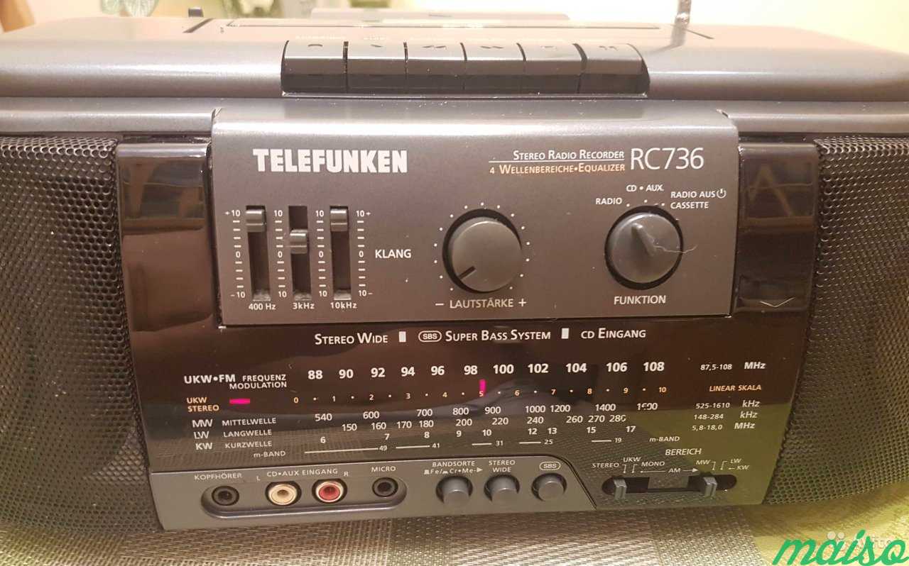 Магнитола стерео. Telefunken rc775.