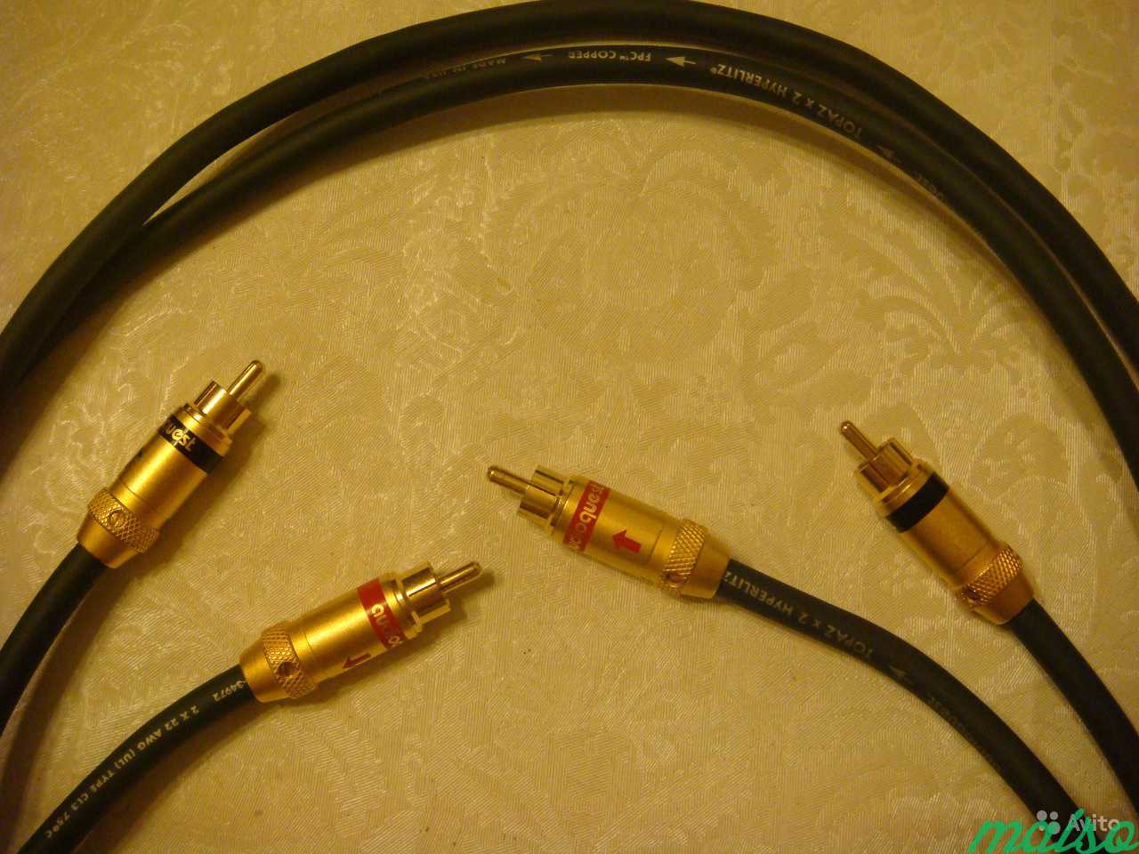 Аудио кабель AudioQuest Topaz x2 RCA 1.5 м в Санкт-Петербурге. Фото 5