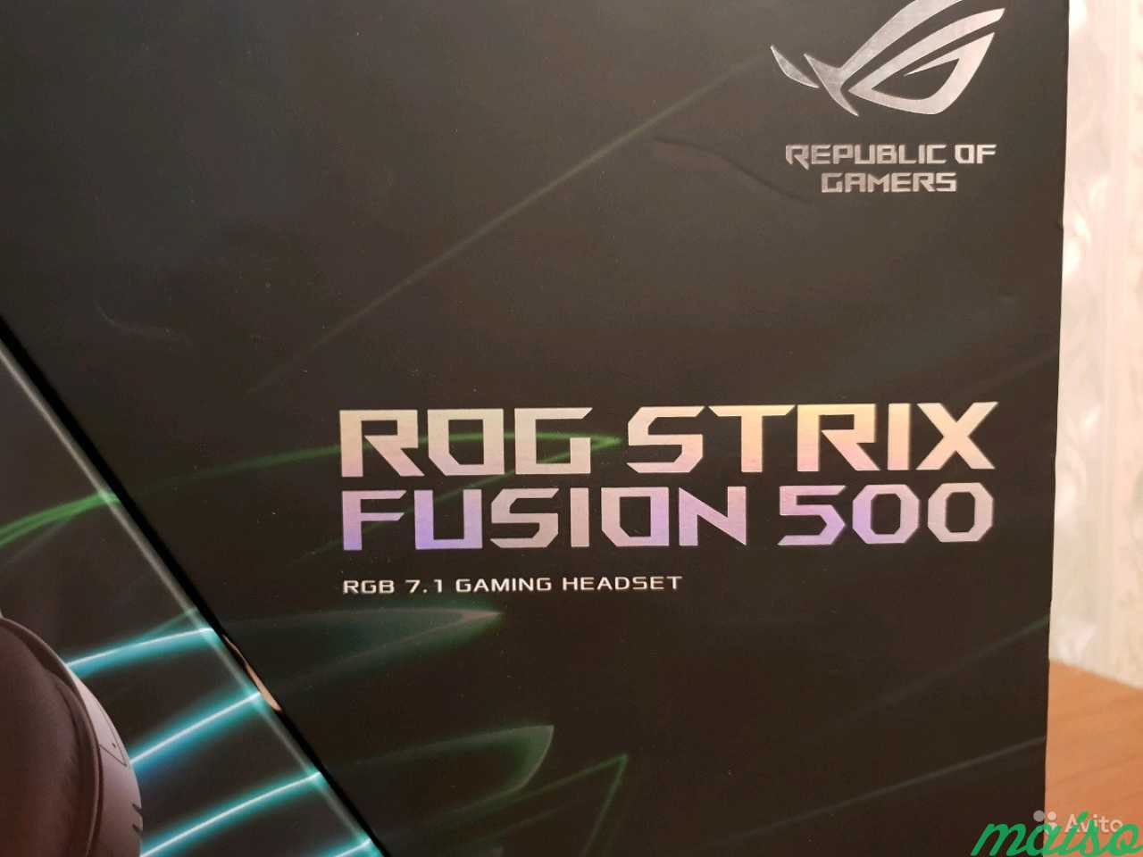 Игровые наушники Asus ROG Strix Fusion 500 Новые в Санкт-Петербурге. Фото 3
