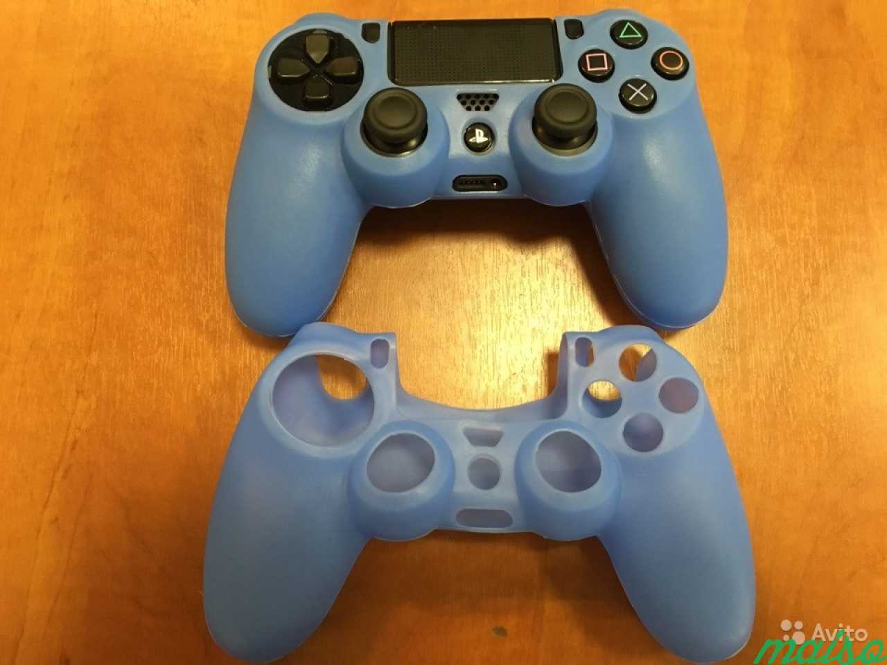 Светло голубой чехол для вашего геймпада Dualshock в Санкт-Петербурге. Фото 1