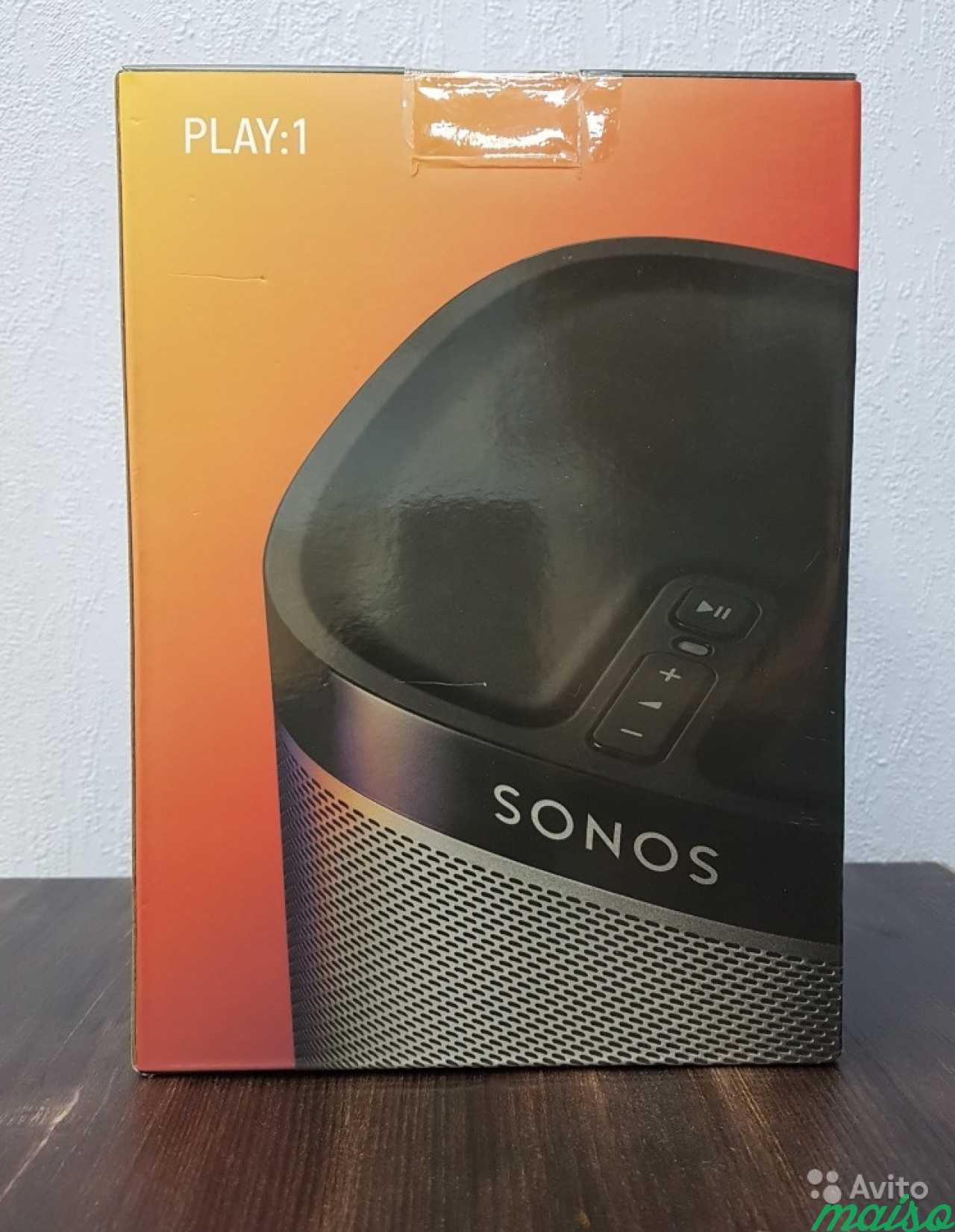 Sonos Play 1 Black. Магазин. Гарантия. NEW в Санкт-Петербурге. Фото 2