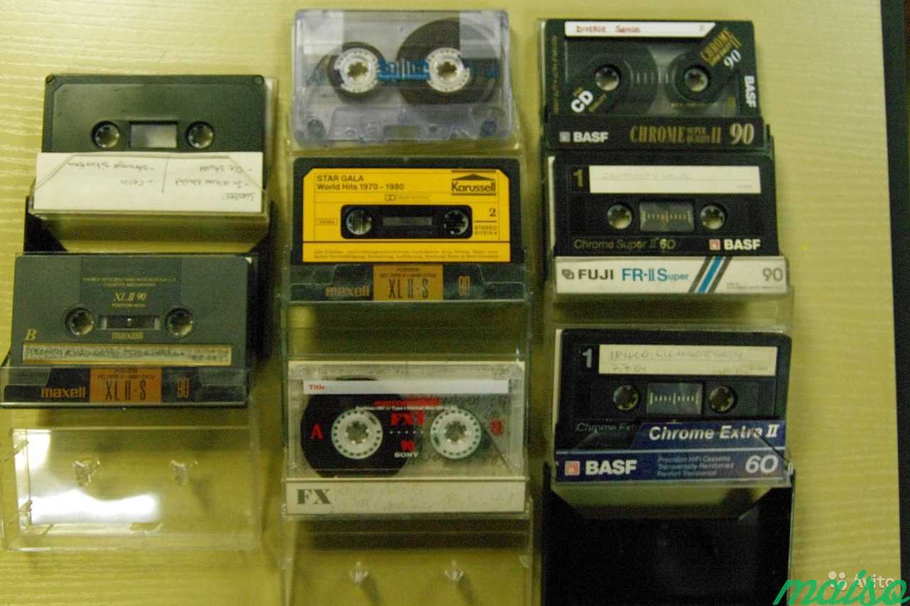 Аудиокассеты 8 шт в боксе кассеты в Санкт-Петербурге. Фото 3