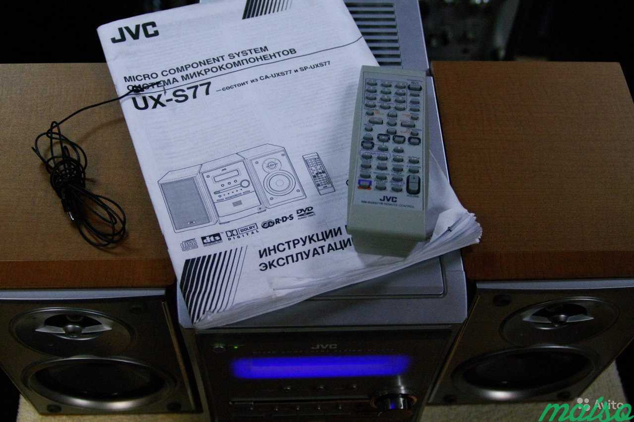 Центр JVC DVD CD UX-S77 в Колпино в Санкт-Петербурге. Фото 3