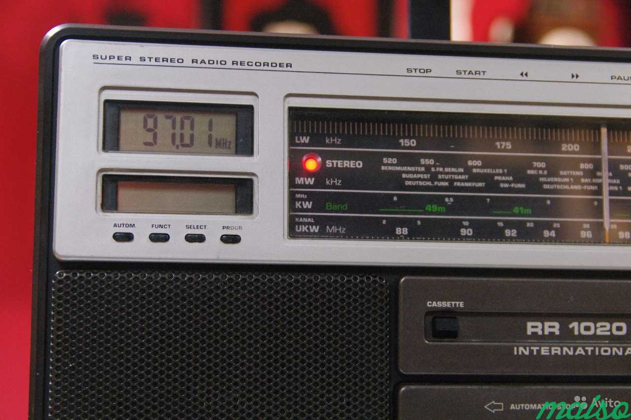 Grundig RR-1020 stereo radio recorder магнитола в Санкт-Петербурге. Фото 2