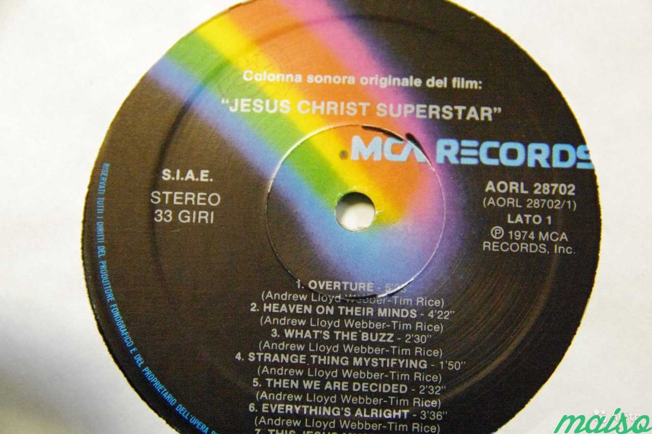 Jesus Christ Superstar винил фирменный пластинки в Санкт-Петербурге. Фото 2