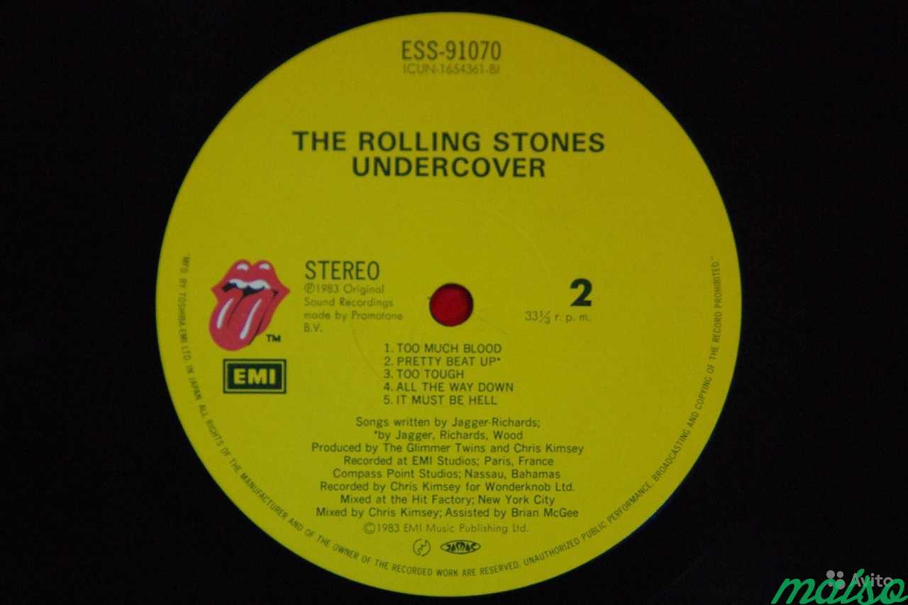 The Rolling Stones Undercover japan винил 1983 в Санкт-Петербурге. Фото 2