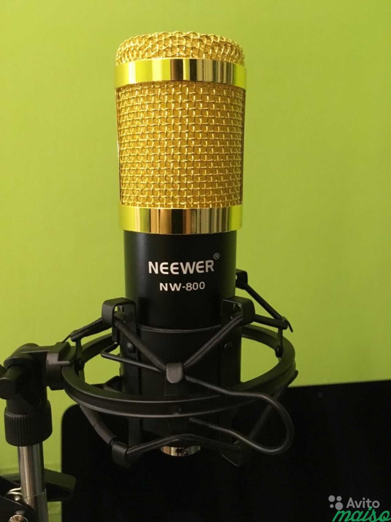 Микрофон Neewer NW-800 + звуковая карта в Санкт-Петербурге. Фото 2