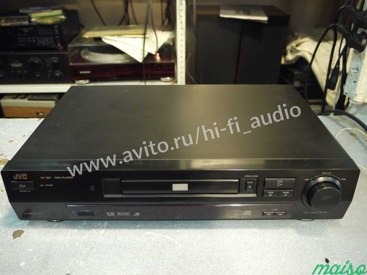 DVD проигрыватель JVC XV 521 BK в Санкт-Петербурге. Фото 1