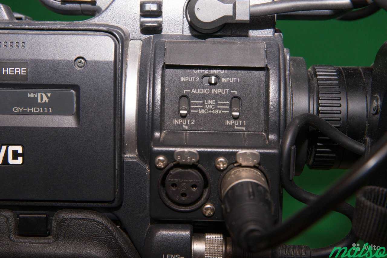 Видеокамера JVC-GY-HD111E HDV в Санкт-Петербурге. Фото 10