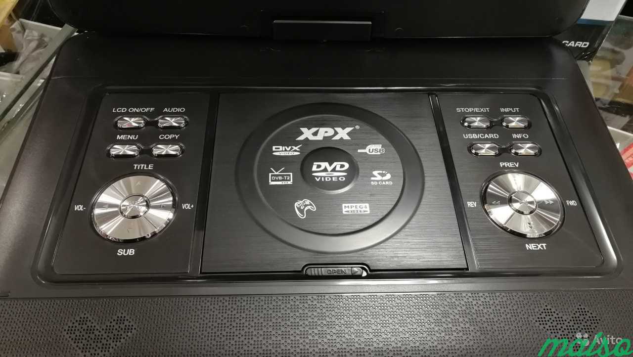 DVD-плеер с телевизором XPX EA-1569D 15 DVB T2 в Санкт-Петербурге. Фото 4
