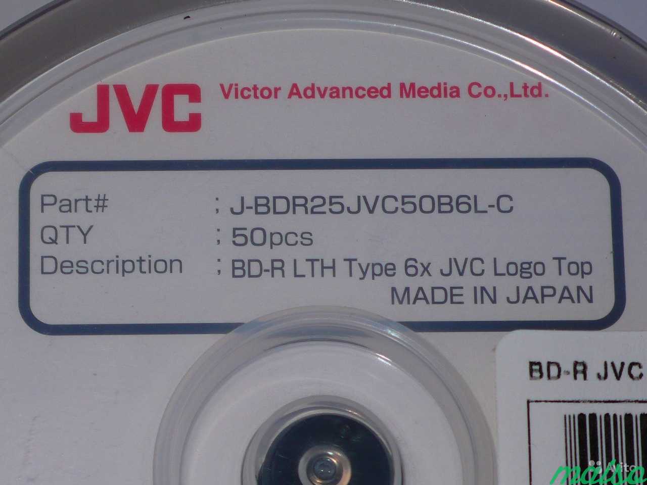 BD-R JVC Made in Japan болванки диски блю-рей в Санкт-Петербурге. Фото 2