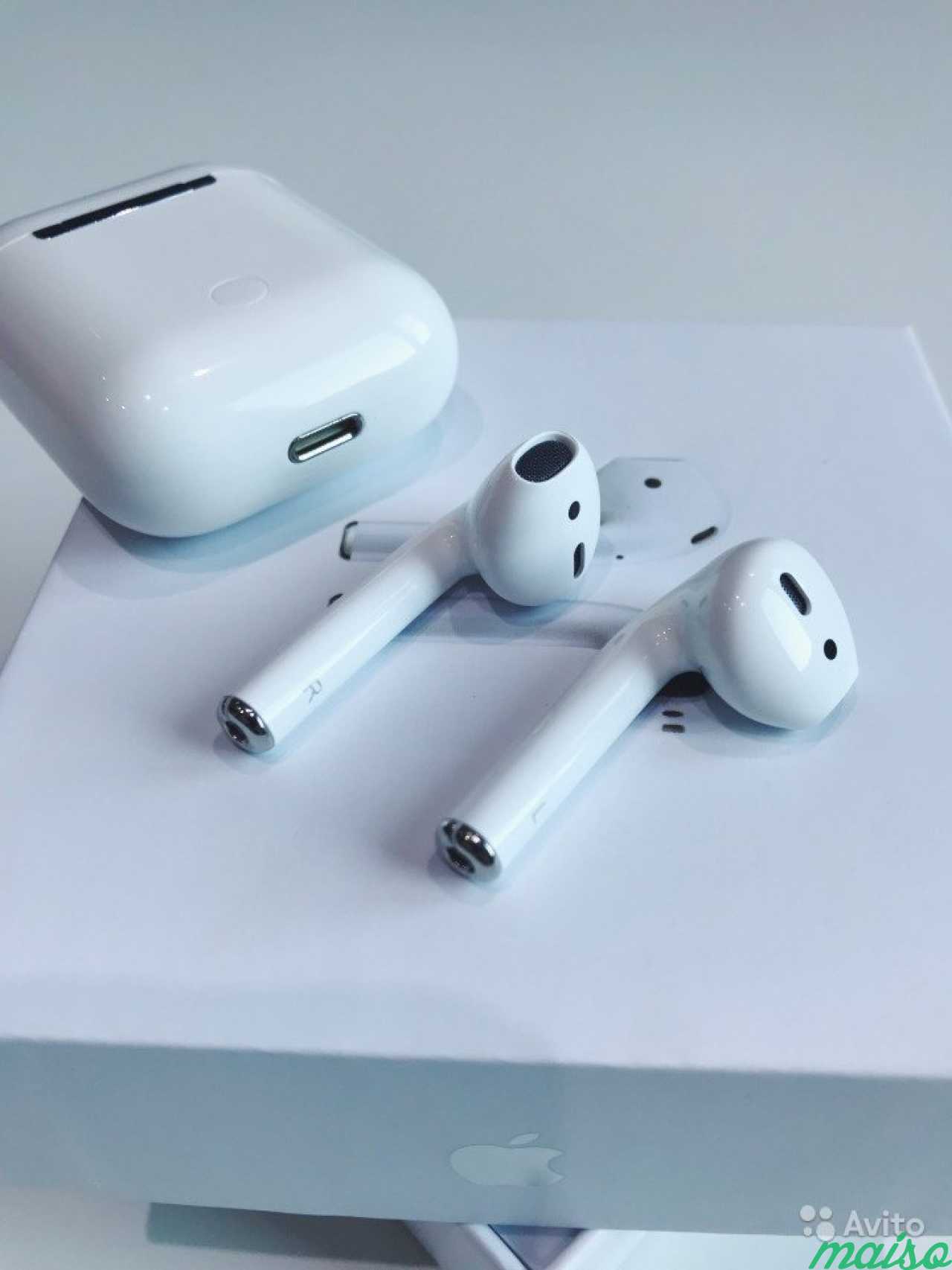 Беспроводные наушники сенсорные Airpods не мигают в Санкт-Петербурге. Фото 2