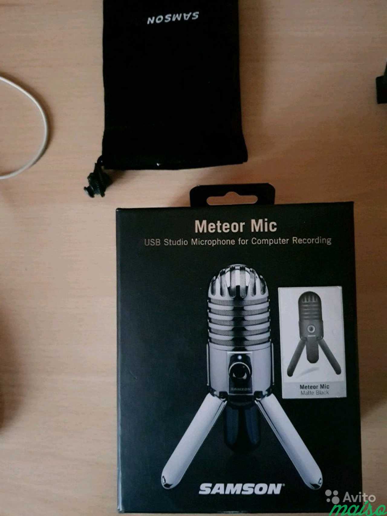 Samson Meteor Mic Usb studio microphone в Санкт-Петербурге. Фото 1
