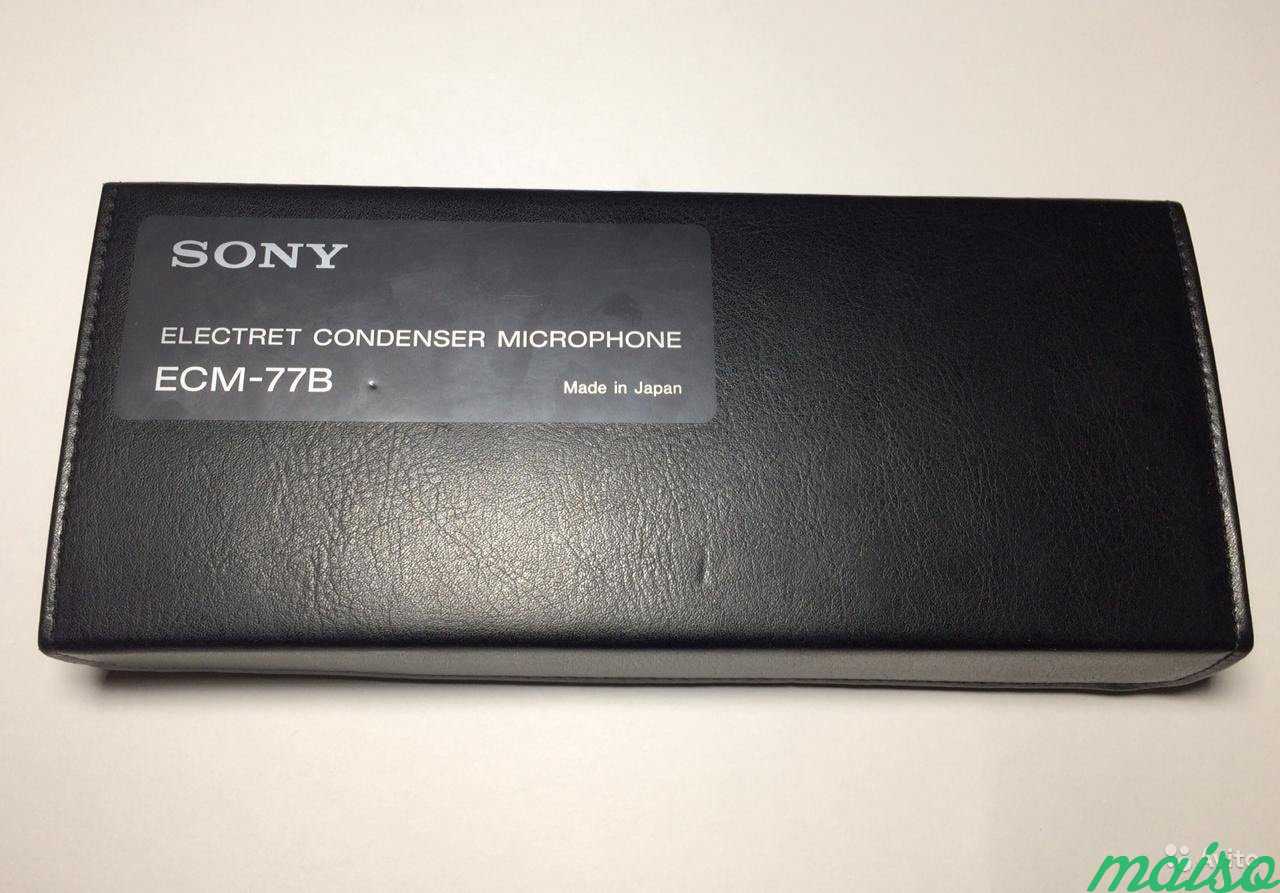 Петличный микрофон Sony ECM-77B 2шт в Санкт-Петербурге. Фото 2