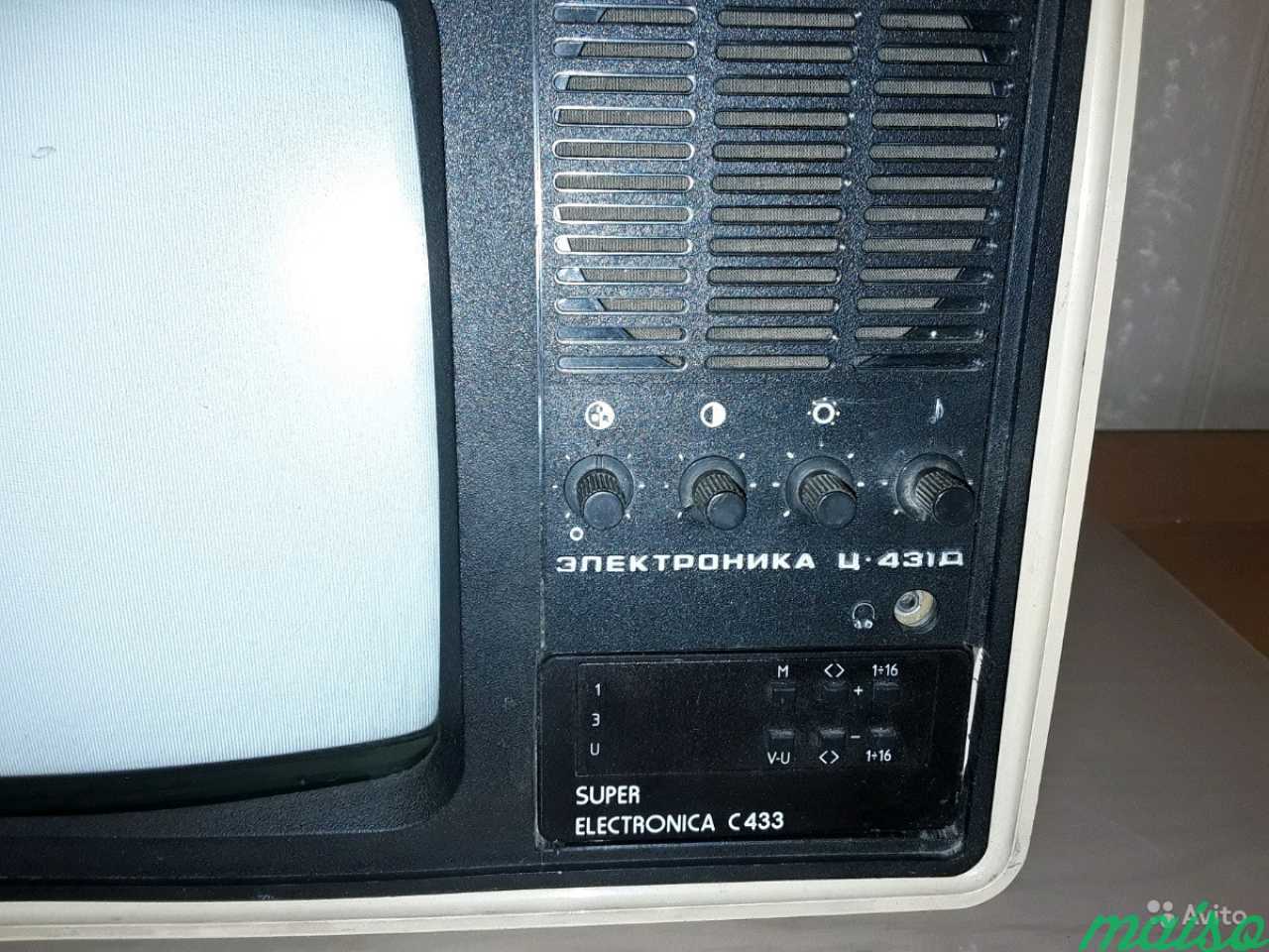 Телевизор цветной переносной Электроника Ц-431 Д 1 в Санкт-Петербурге. Фото 2