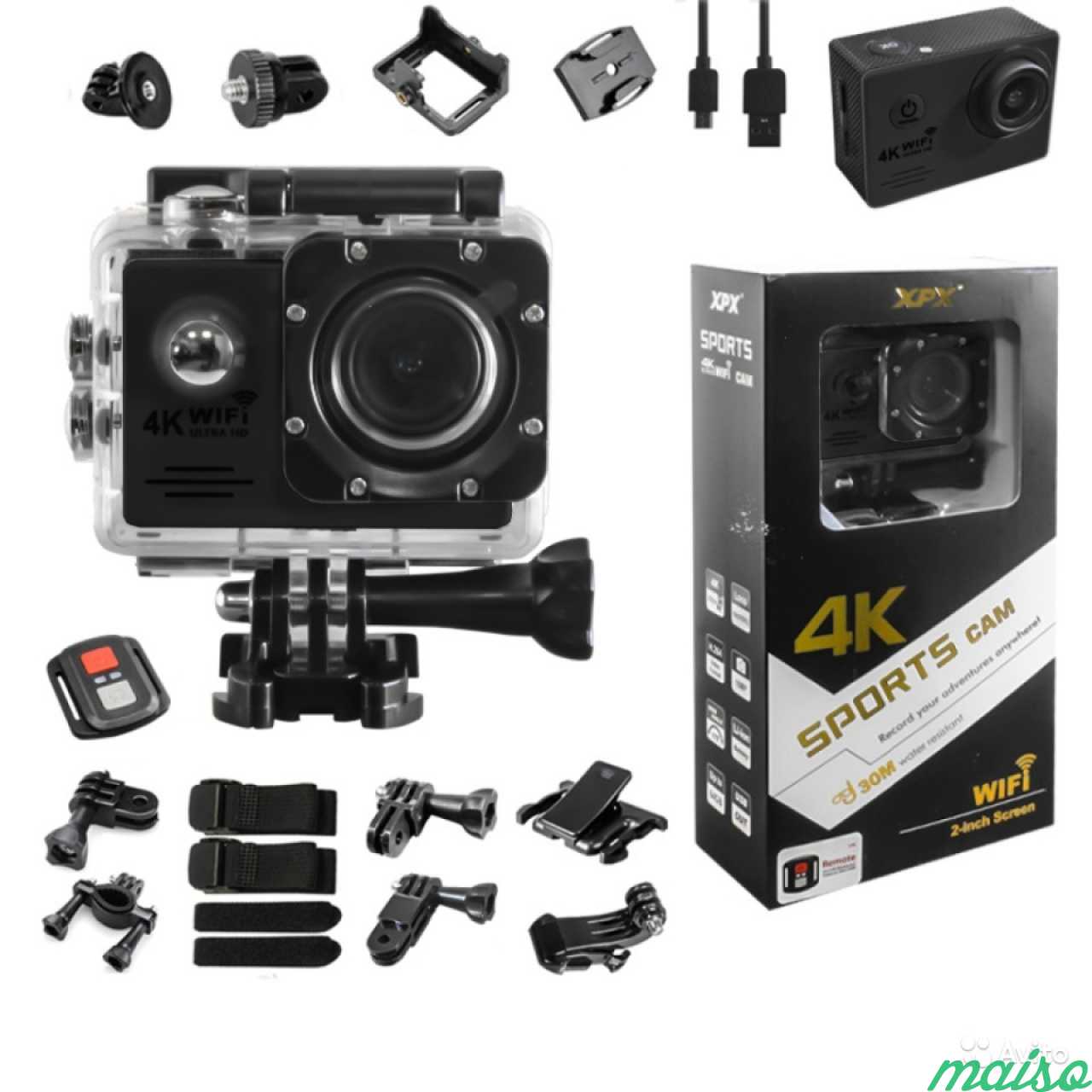 Новая Экшен камера XPX-G630 4k (доставка) в Санкт-Петербурге. Фото 1