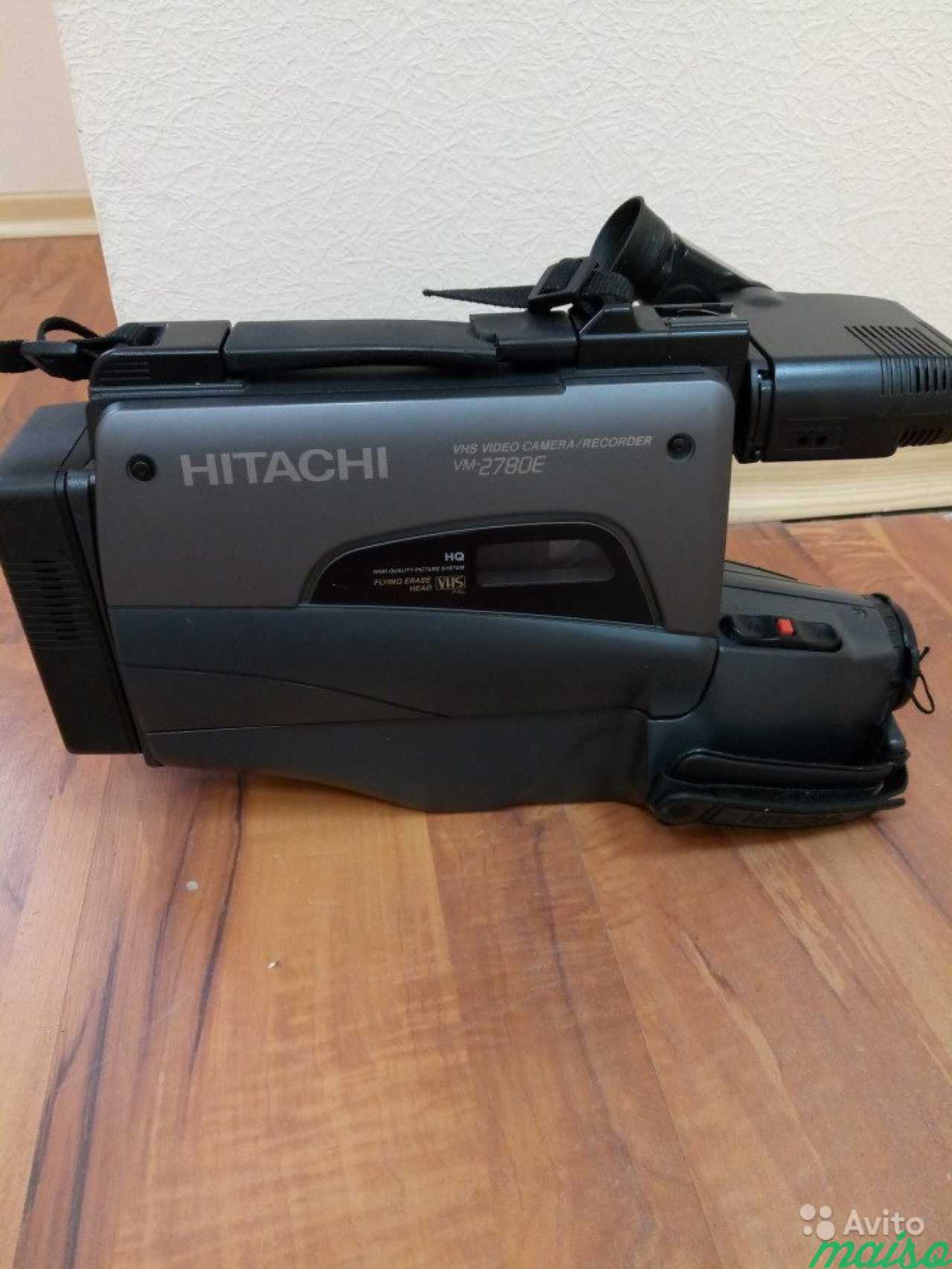 Видеокамера hitachi 2780E с VHS кассетой в Санкт-Петербурге. Фото 1
