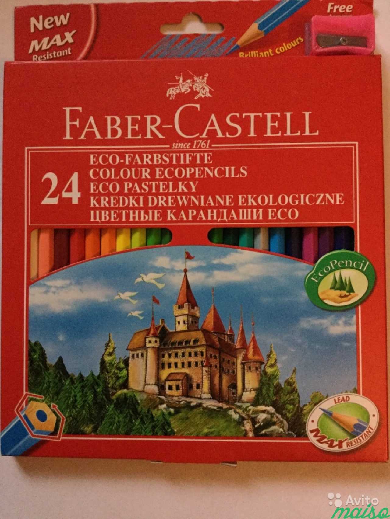 Цветные карандаши Faber-Castell 24 цвета в Санкт-Петербурге. Фото 1