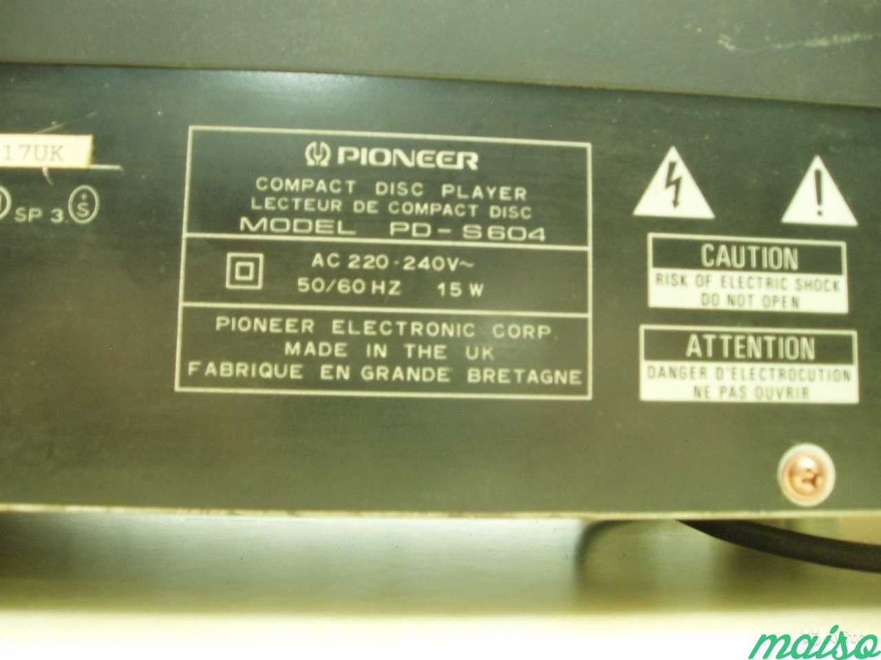 Транспорт CD дека Pioneer PD-S604 в Санкт-Петербурге. Фото 4