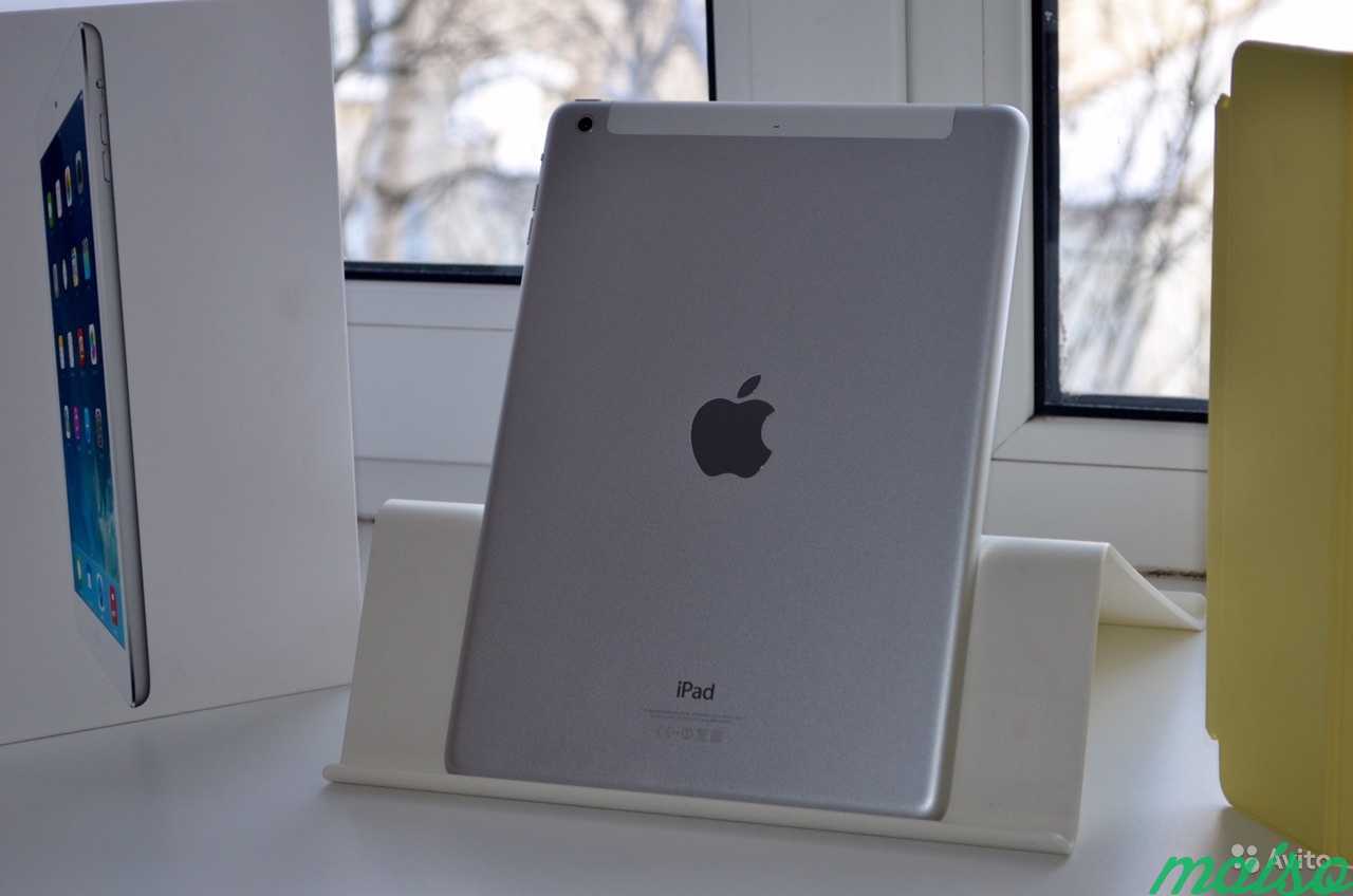 Как новый iPad Air 16Gb Wi-Fi Cellular LTE Silver в Санкт-Петербурге. Фото 3