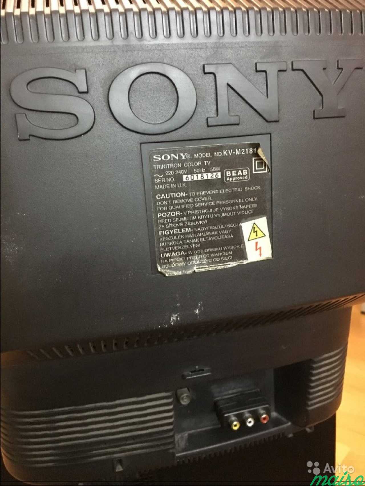 Телевизор Sony trinitron 1995 гг рабочий в Санкт-Петербурге. Фото 2