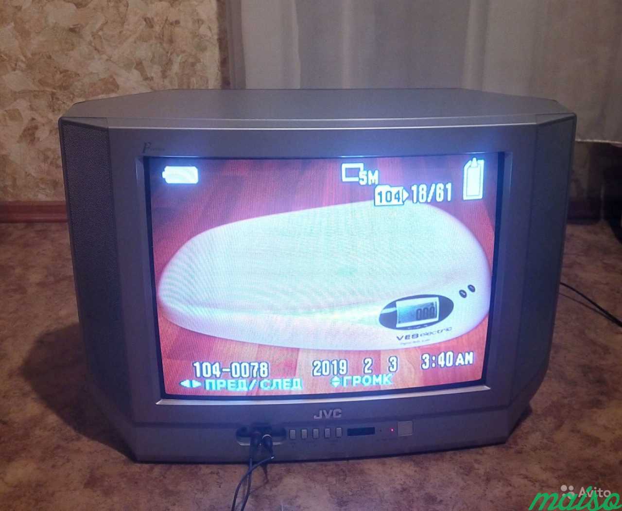 Телевизор JVC (54 см) в идеальном состоянии в Санкт-Петербурге. Фото 2