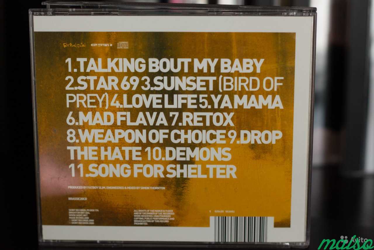 Fatboy Slim - CD альбомы в Санкт-Петербурге. Фото 6