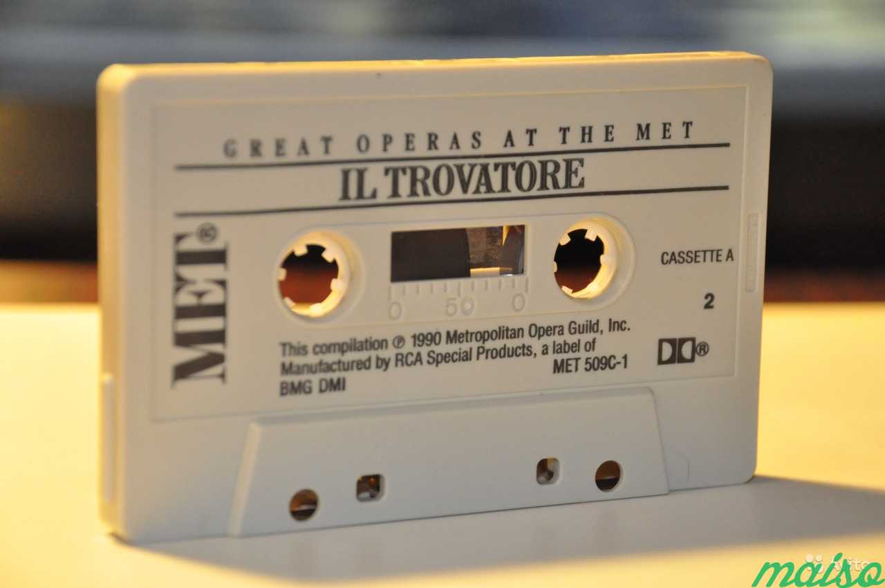 Аудиокассета Great opera AT the met il trovatore в Санкт-Петербурге. Фото 1