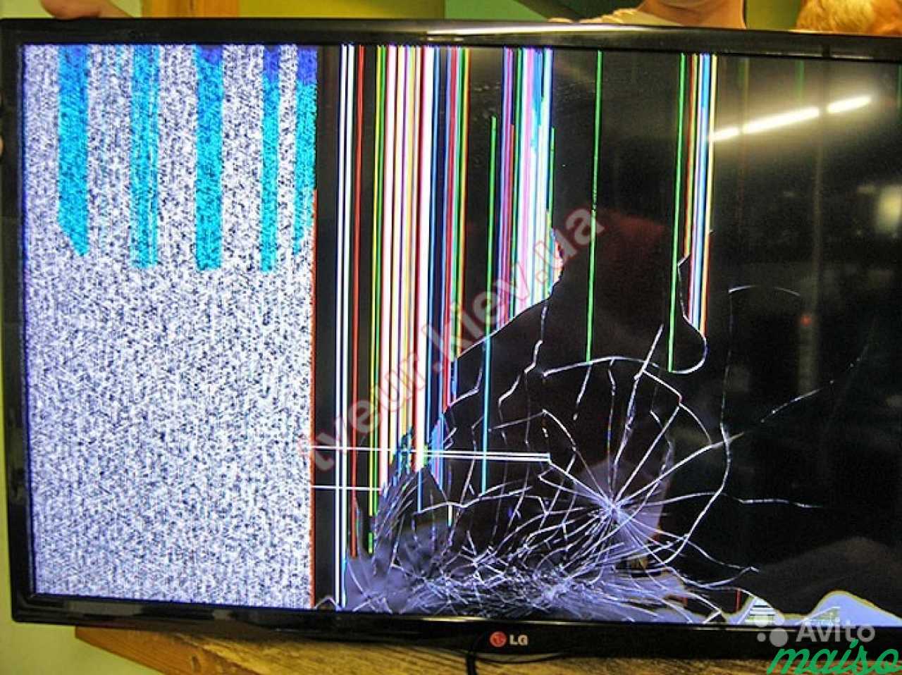 Разбитая матрица телевизора LG