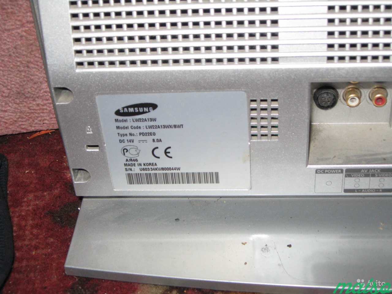 Телевизор ЖК SAMSUNG lw22a13w 22 в Санкт-Петербурге. Фото 2