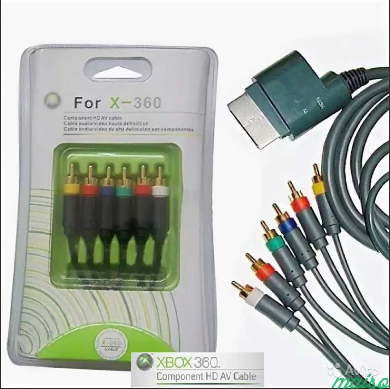 Компонентный кабель Xbox 360. Кабель Xbox 360 тюльпаны. Av универсальный