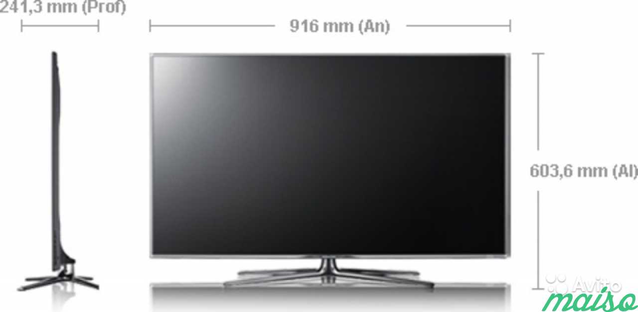 Телевизоры высотой 40 см